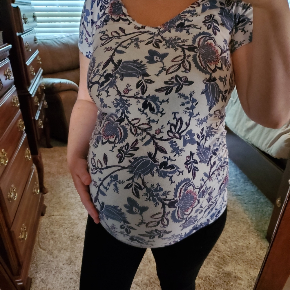 Flower Maternity Top